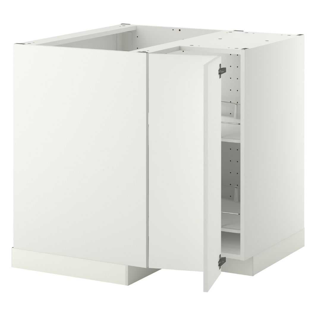Mueble cocina alto esquinero hidrófugo blanco 700x600x330mm